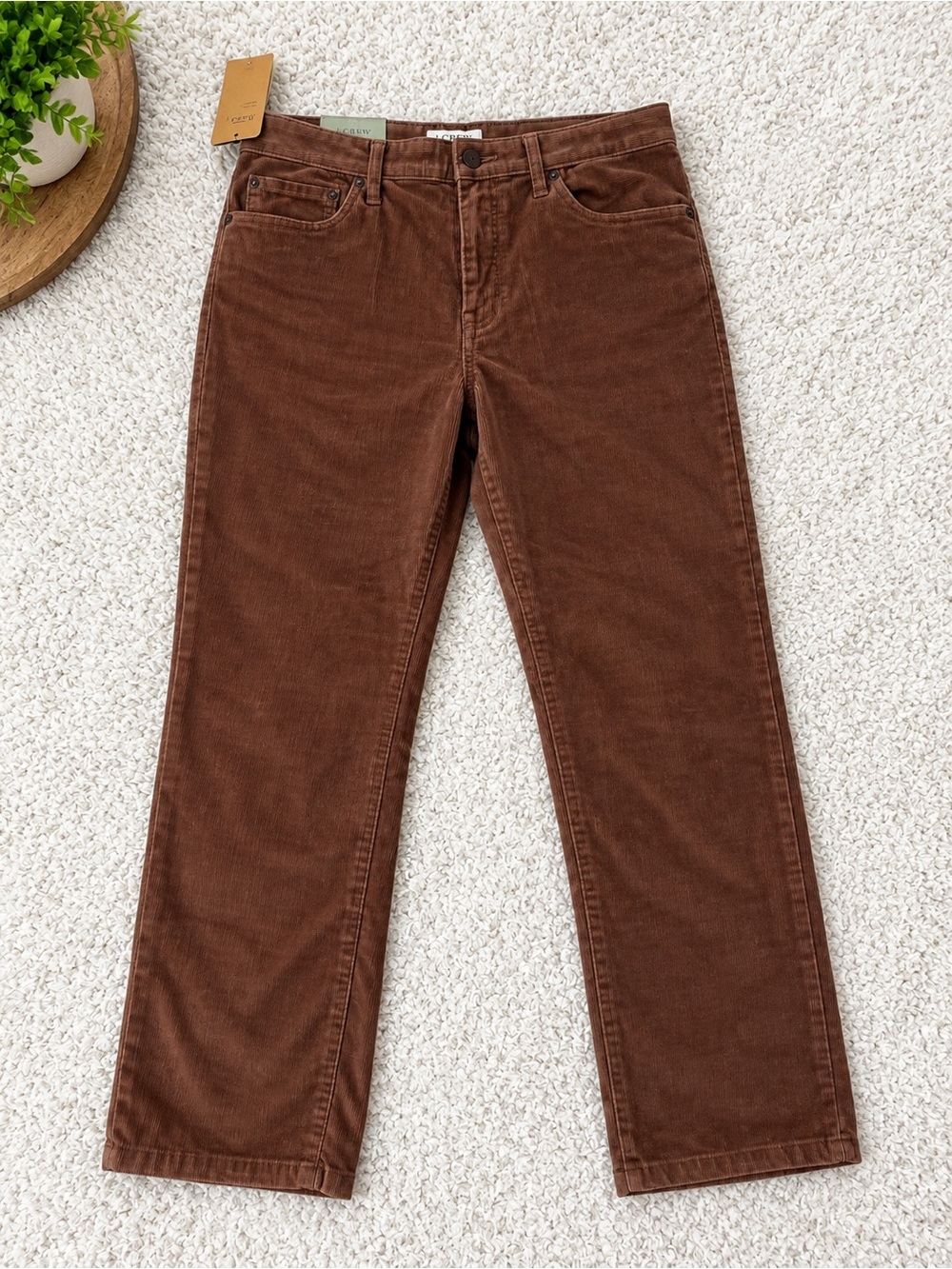 Goodfellow & Co Chestnut Brown Corduroy Straight Pants
